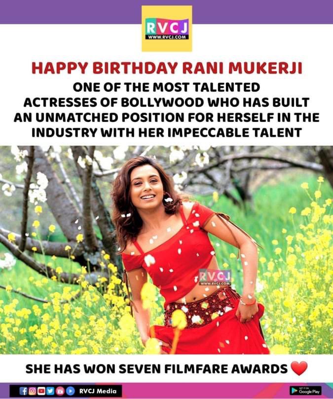 Happy Birthday Rani Mukerji       