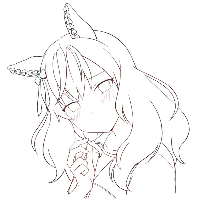 髪下ろしネイチャ(*◜௰◝*)

#ウマ娘 
#ナイスネイチャ 