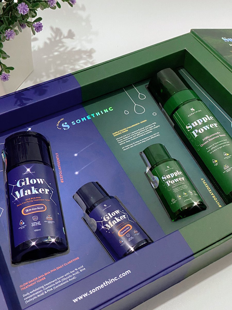 glowithelle's tweet photo. Toner terbarunya @Somethinc4u ada glow maker exfoliating toner & supple power hydrating toner 👉🏻 #CompleteEachOther ❤️
Ada yang uda cobain tonernya belum? Atau penasaran yang mana nih? https://t.co/Tyg5paB53V