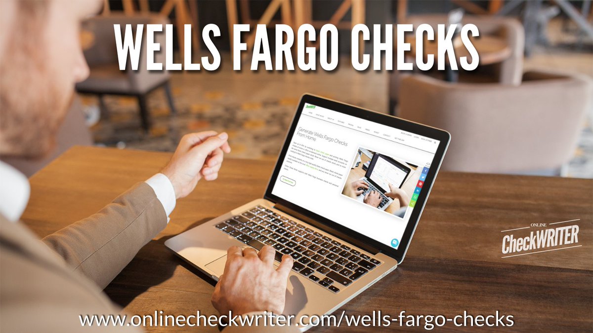 webcheckwriter's tweet photo. https://t.co/wEr9ZIbmQu
Worried about running out of Wells Fargo Checks? You can print Wells Fargo Business Checks and Personal Checks on-demand using OnlineCheckWriter on blank check papers.
#WellsFargoChecks #WellsFargoChecksOrder #WellsFargoChecksFree https://t.co/Zx6XGAs5kR