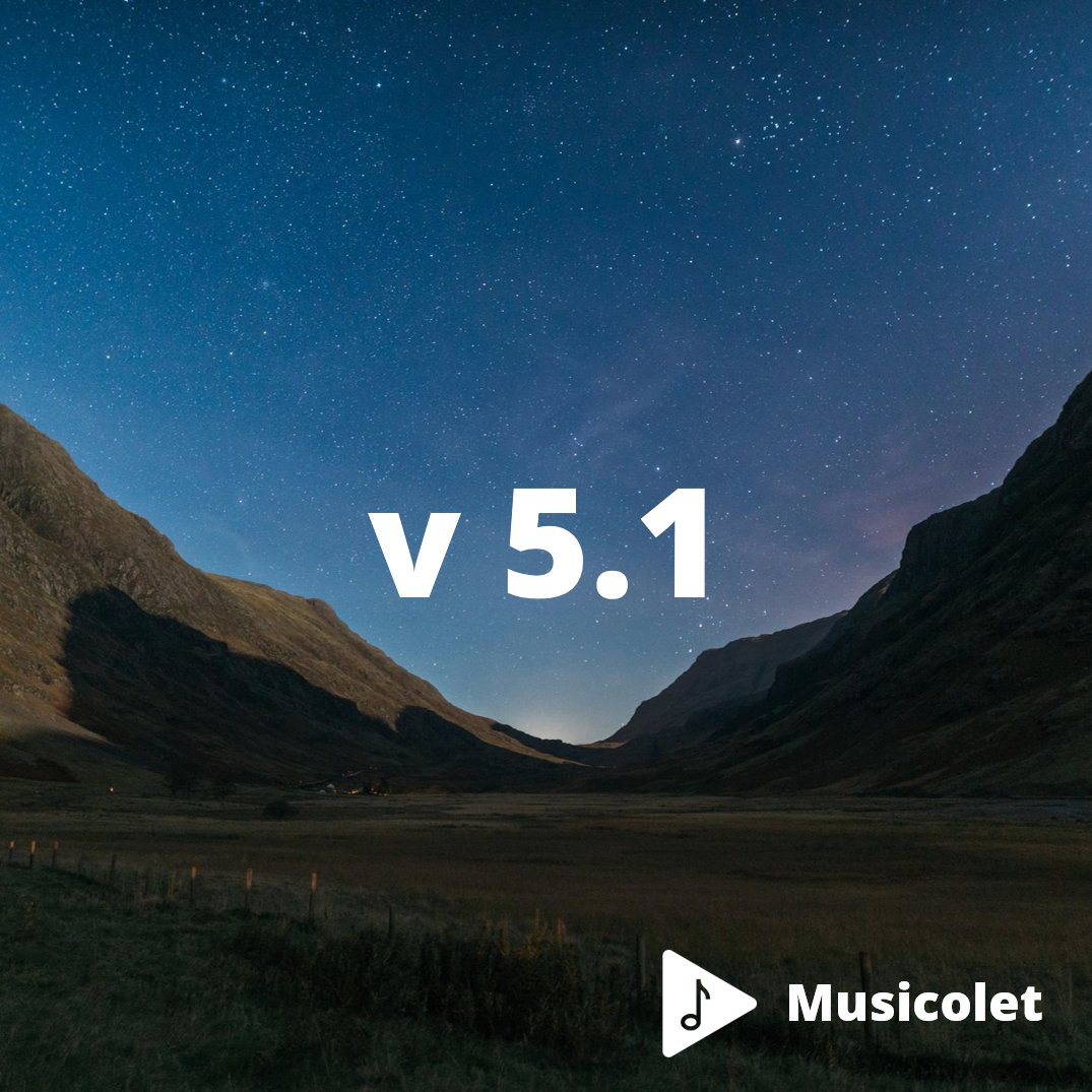 musicolet's tweet image. #musicolet v 5.1 released on @GooglePlay. #update