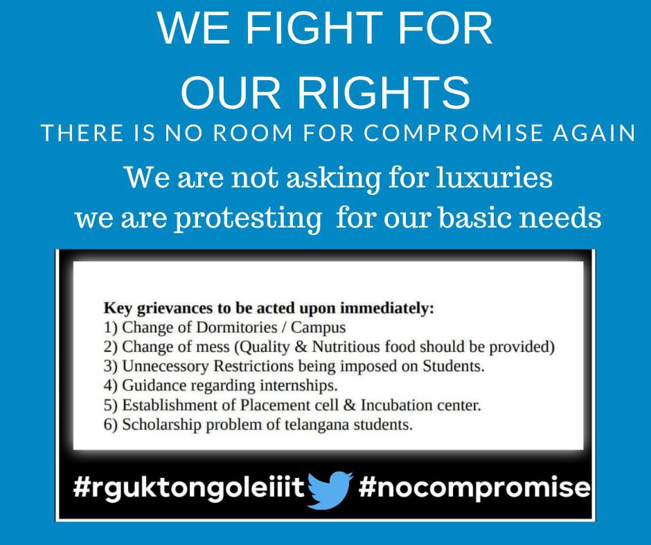 PragathiNadaku1's tweet photo. #rguktongoleiiit
#NoCompromise 
#dojustice https://t.co/Wrm8bVaYhi