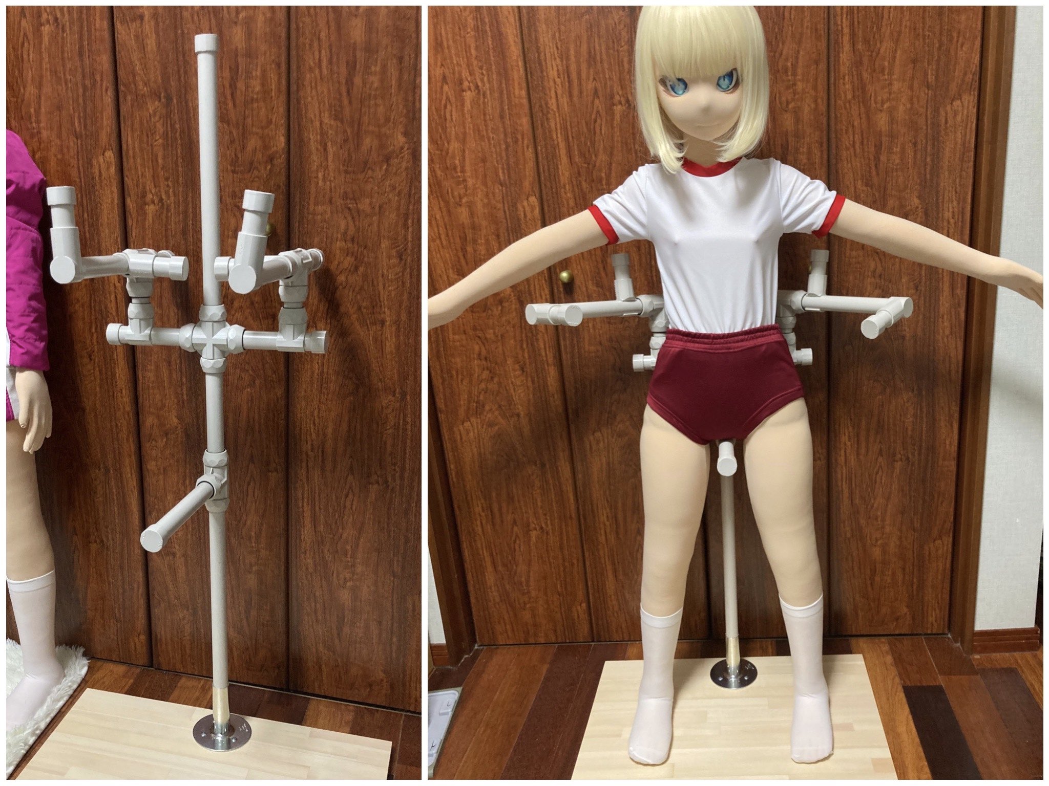 人形・等身大ドール展示スタンド（120～175cm対応） ST TS ドール用スタンド 人形 ドール スタンド ドール展示