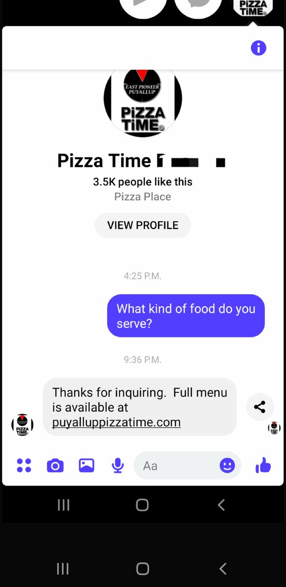 SuccessOnTheFly's tweet photo. 5 hrs. 11 min. was the business response time to my FB question!  
Are you guilty too?  See how we respond instantly!
https://t.co/fuPQIPhs97

#smallbusiness #marketing #smallbiz #entrepreneur #shoplocalBC #selllocal #BCRestaurants #pizzeriamarketing #restaurantindustry https://t.co/Z2Gb58BLss