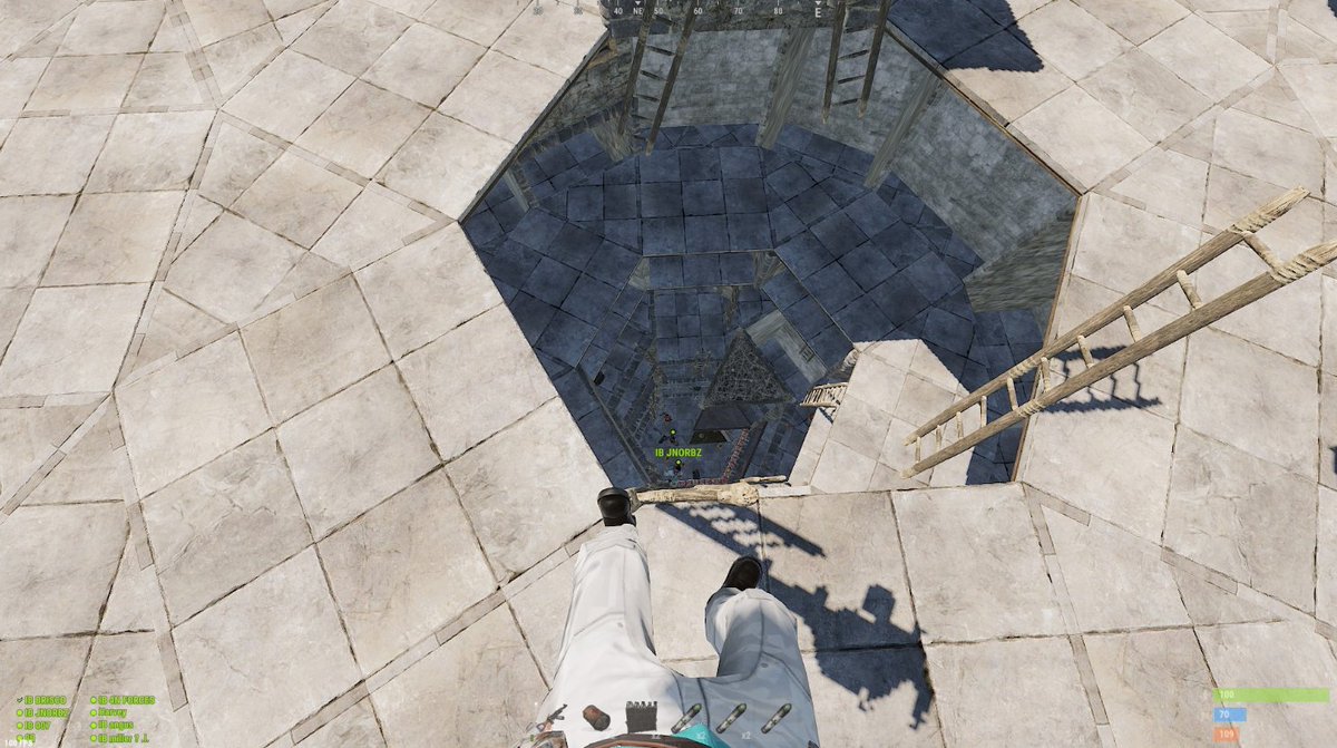 Angus_Rust's tweet image. drilled a hole