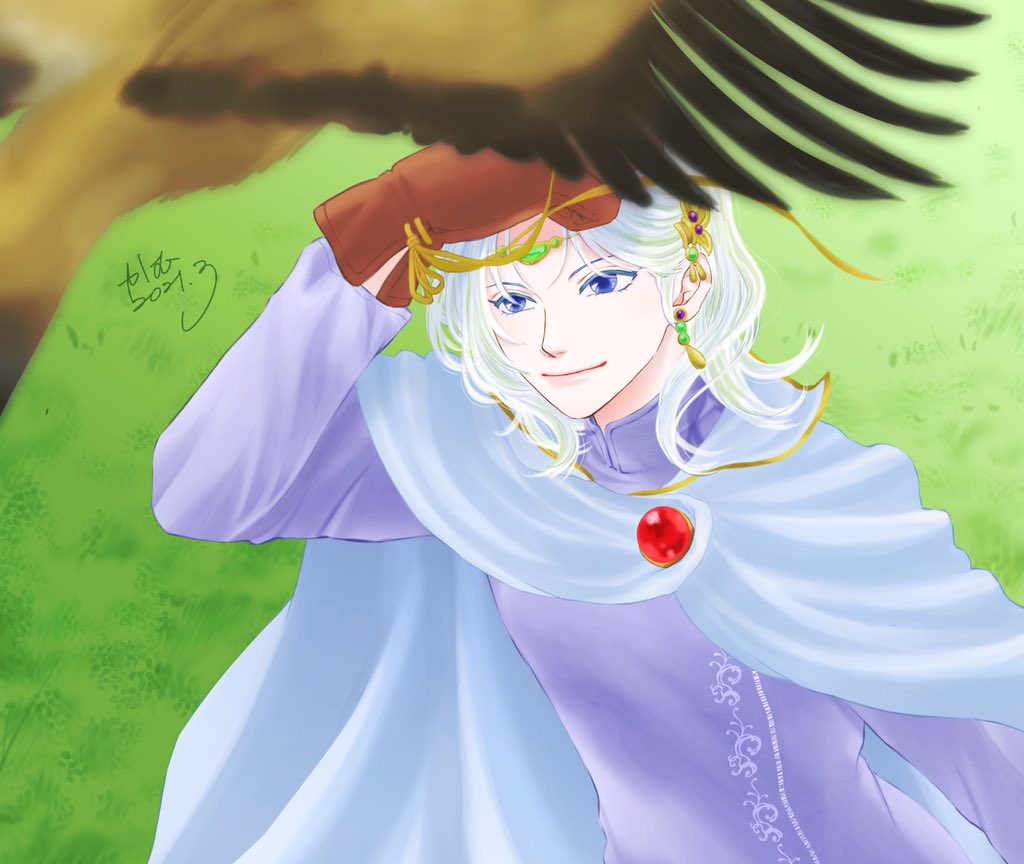 一条かむ アルスラーン戦記 よりアルスラーン 旧アニメ キャラデザ 神村幸子さん バージョン