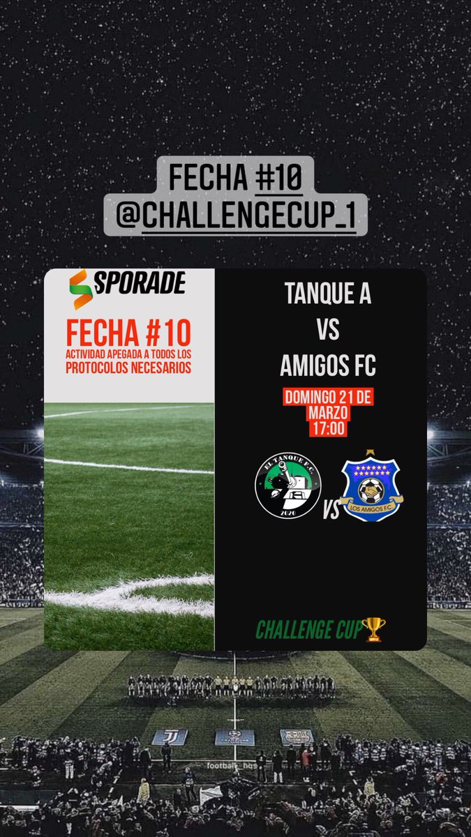 ChallengeCup_1's tweet photo. Dos partidos cruciales para la participación de los equipos de cara a las semifinales. 
Penúltima fecha de la fase de grupos.
Pronto se viene la fase final de la Challenge Cup ⚽️🏆 https://t.co/RMPEtrU7pj