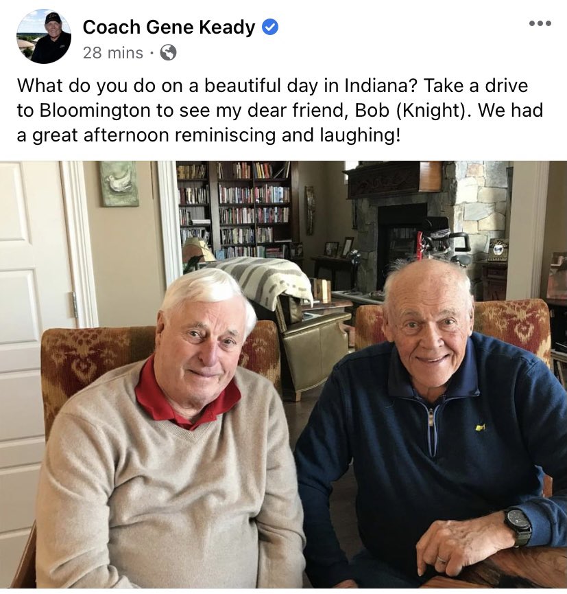 From Coach Keady’s Facebook page.