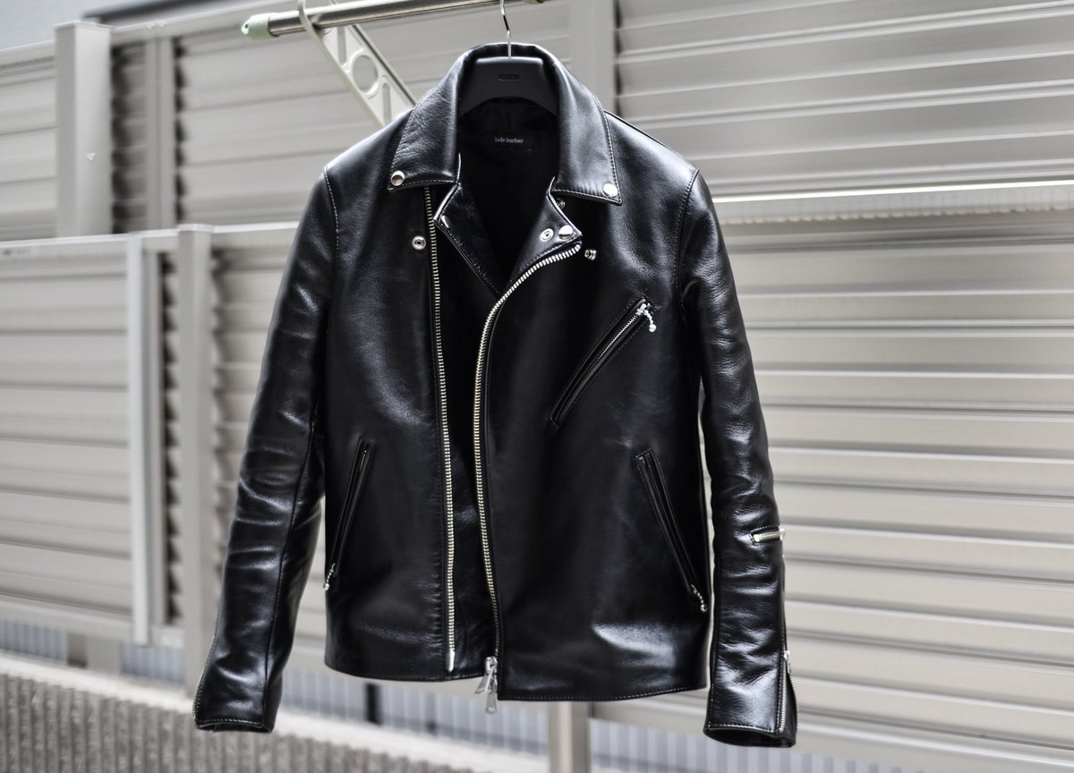iade leather ライダースジャケット サイズL 牛革-