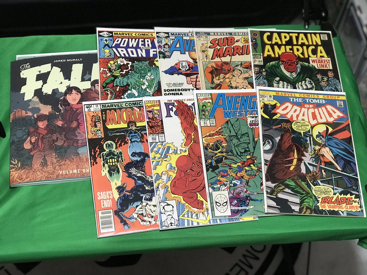 Not a bad day. 
#ComicBooks #ComicHaul
#Blade #Sabretooth #WandaVision #Loki #Namorita #TheFall #CaptainAmerica #Hawkeye #AntMan #Avengers