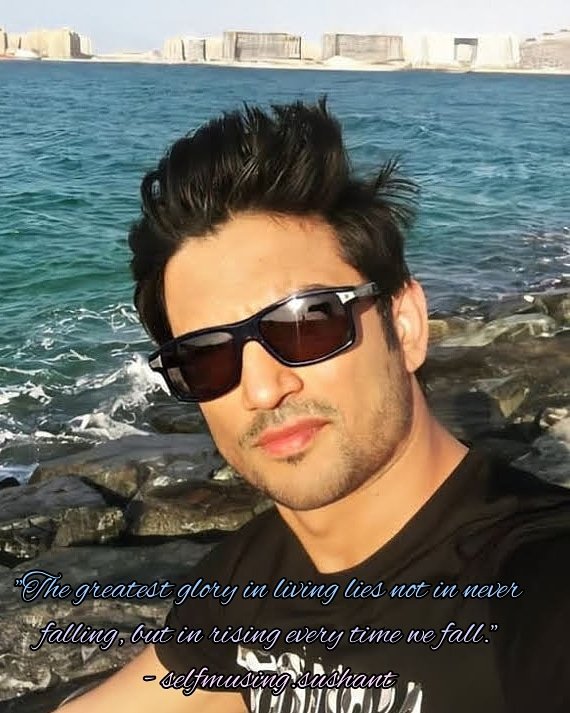 selfmusingg's tweet image. The greatest glory in living lies not in never falling,
But in rising every time we fall..
.
.
.
-SSR
#selfmusing #selfmotivating #SushantSinghRajput