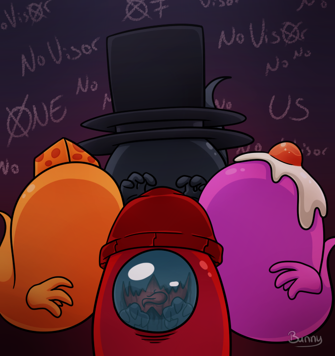 SpaceBunny__'s tweet photo. No Visor No Visor ONE No Visor No Visor OF No Visor No Visor US
#AmongUs #amonguslogic #amongusart #amongusfanart https://t.co/aeQdSwXnB1