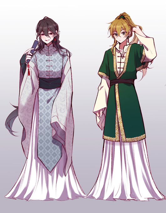 中華服のtwitterイラスト検索結果 古い順