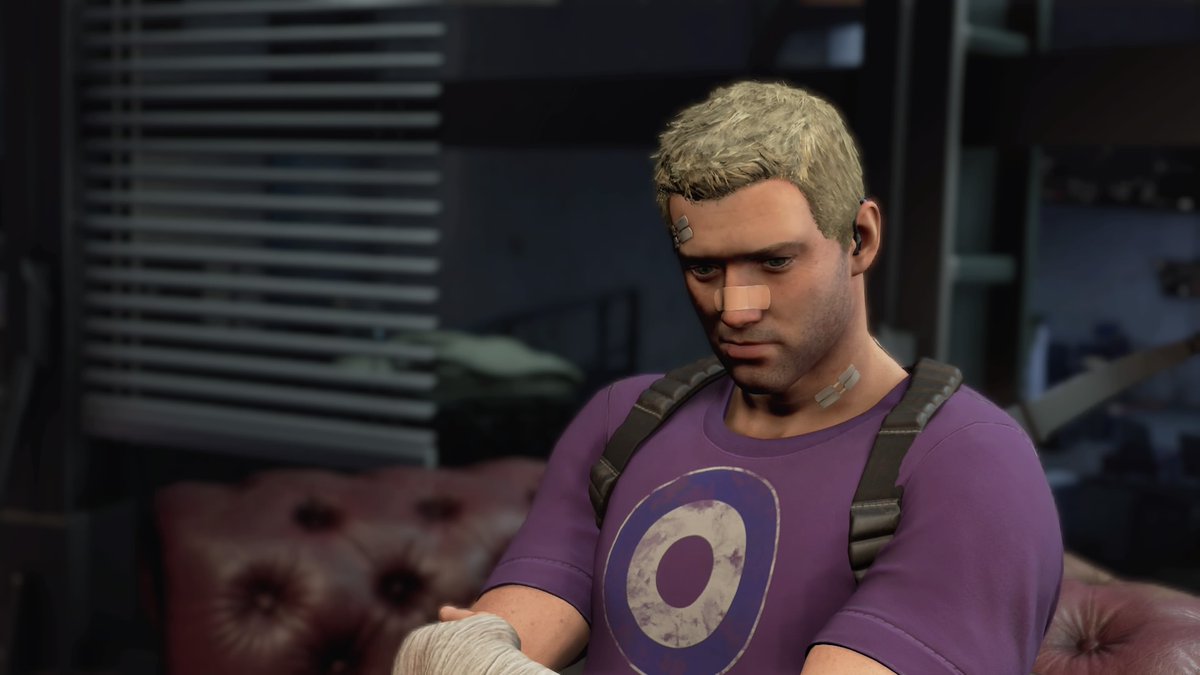 virtualphotoguy's tweet photo. The one and only hawkeye Here to slay with looks #Screenshot #PSshare @PlayAvengers #Hawkeye #Marvelavengers #Ps5 https://t.co/wc7Ls2Y0jN