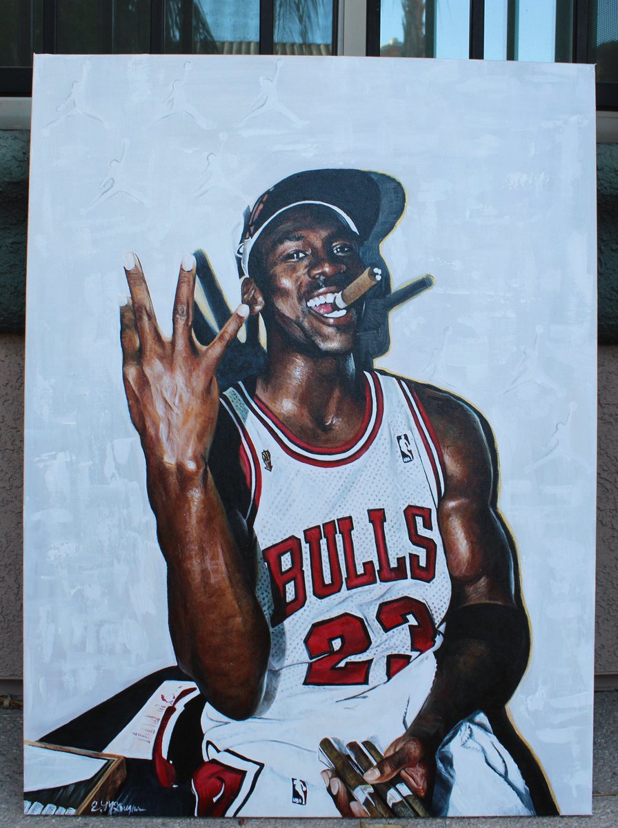 newest painting of MJ 🐐
