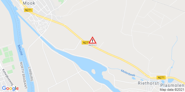 Melding ongeval Groesbeek