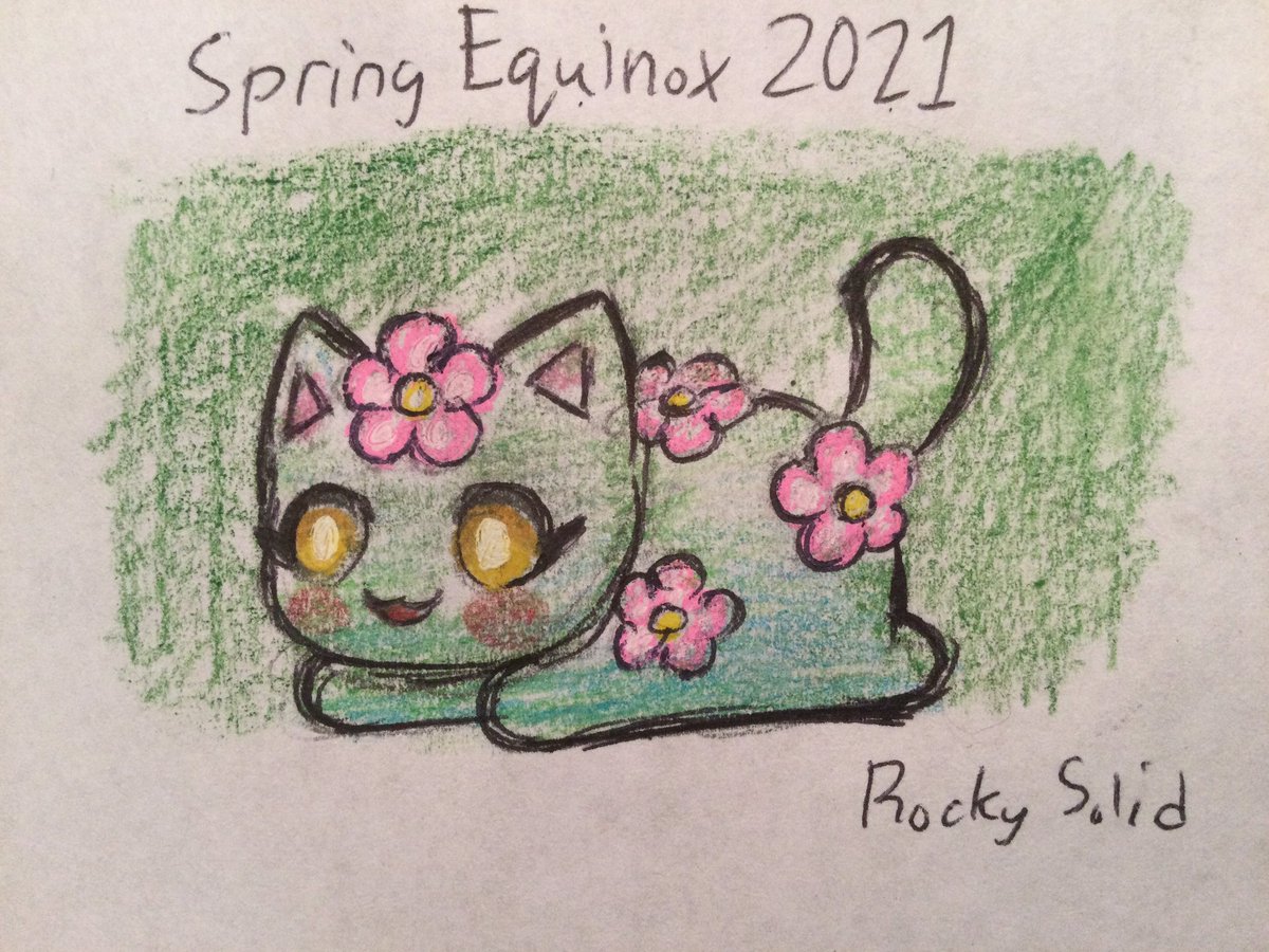 RealRockySolid's tweet photo. I made a Meow~Meow based on Spring. Meet Spring Cat. #Spring #Spring2021 #SpringTime #SpringTime2021 #Equinox #SpringEquinox #SpringEquinox2021 #Aphmau #AphFeat
@_Aphmau_ @JasonBravura https://t.co/UfYxxNIiDU