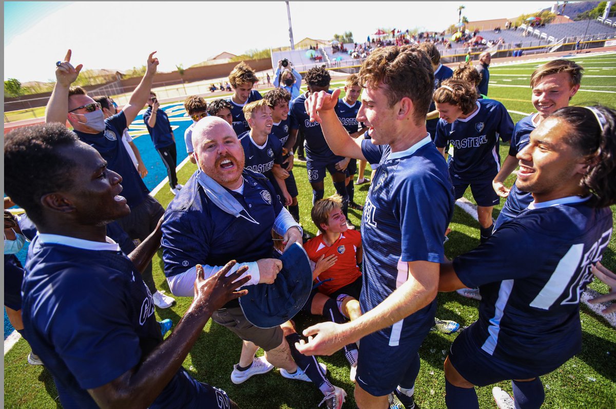 AriannaGrainey's tweet photo. Casteel Colts. State Champs. It has a nice ring to it. 

Shout out to Cheryl Evans for taking the team pic with me in it! https://t.co/TUWXCU6fWd