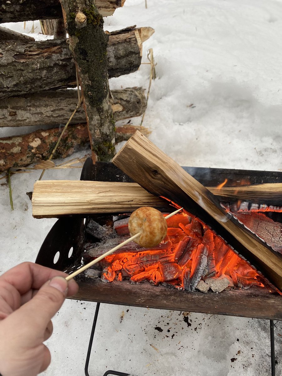札幌ブッシュフィールド Yav 冬キャンプで焼きマシュマロ作って見た 札幌ブッシュフィールド Yav 冬キャンプで焼きマシュマロ作って見た