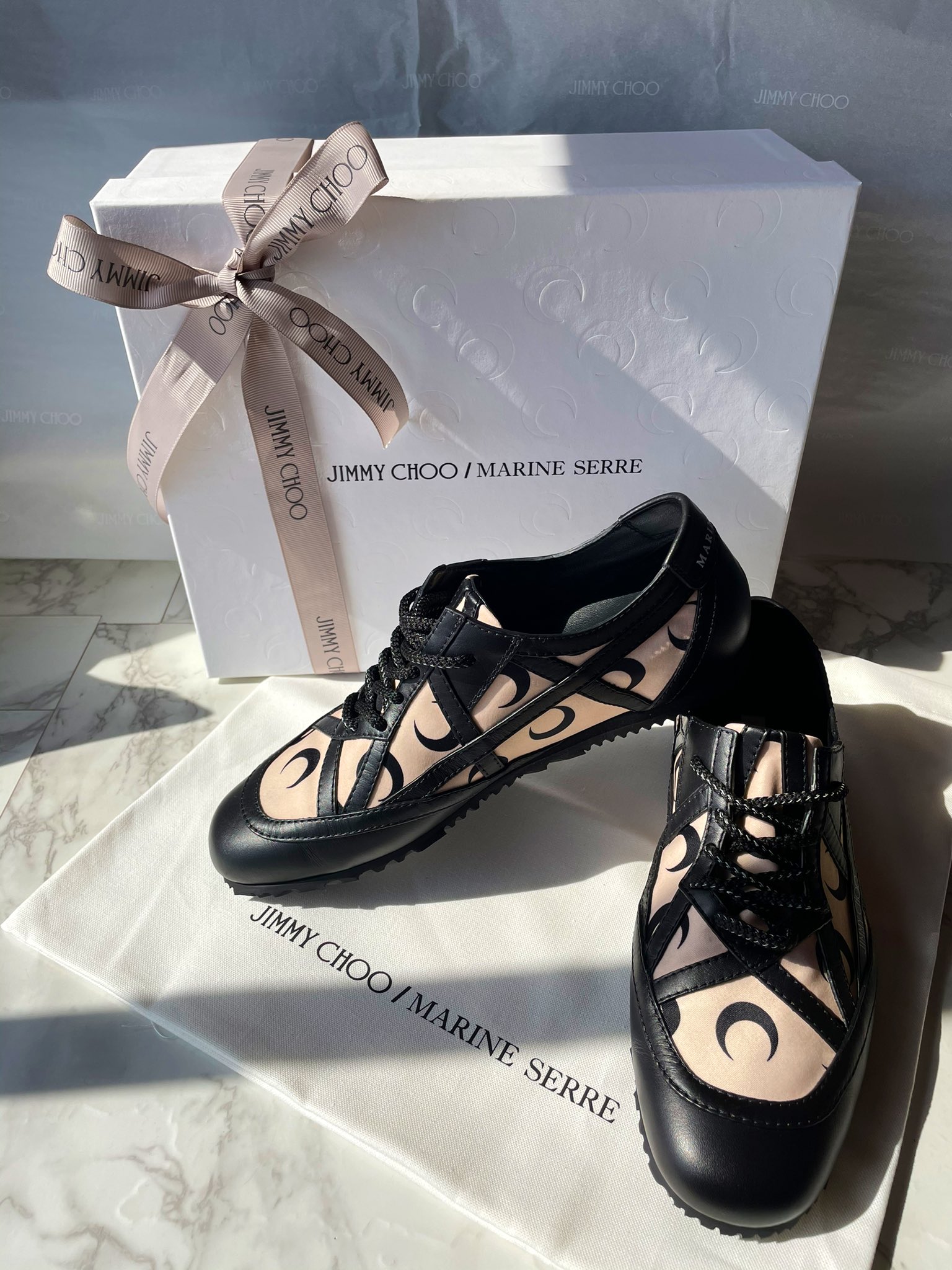 Jimmy Choo × MARINE SERRE スニーカー | rightnowchurch.com