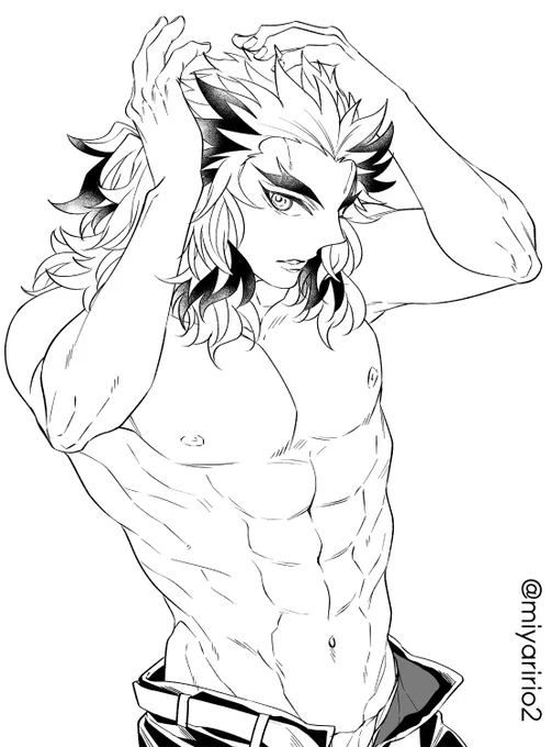 🔥さんの腹筋が描きたかっただけ再び 