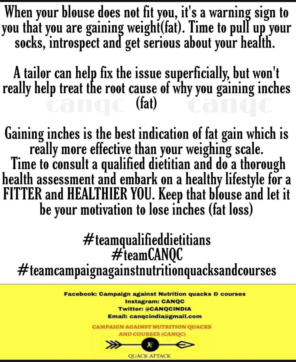 CANQCINDIA's tweet photo. Humse panga na lena... sunn rahi ho na?
#AskForQualifications #ChooseWisely #ChooseToChallenge #professionalism
#RealWomenFixOtherWomensCrown
#empowerwomen
#RiseAsOne if really #qualified
https://t.co/Qag5OqESaf
#health
#wellness #fitness
#foodie #sundayvibes #mindfulness https://t.co/NCx3vOsbHz