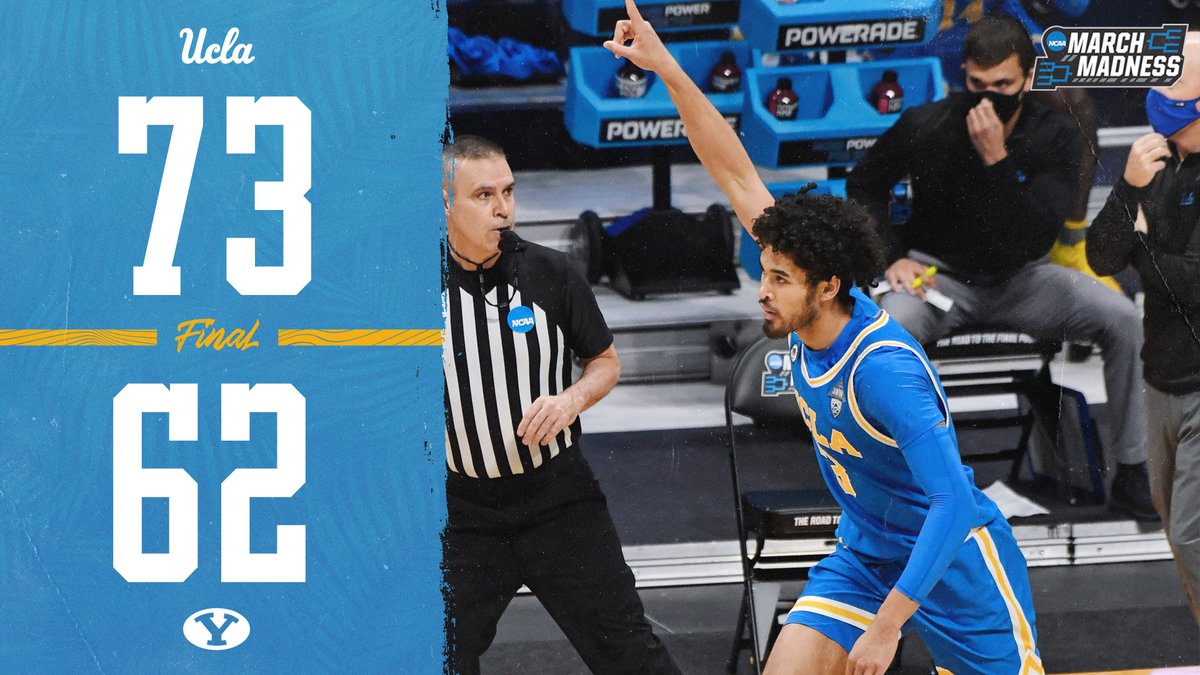FINAL: UCLA 73, BYU 62

#GoBruins | #MarchMadness