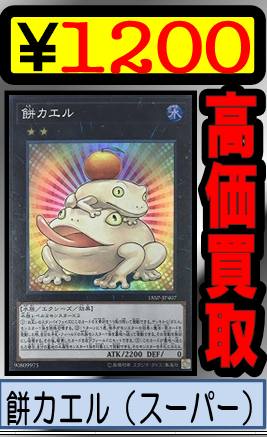 ホビステ千葉店 Vgdハイパー強化取り扱い中 בטוויטר 遊戯王 買取情報 いつのまにかショーケースから居なくなってしまったので買取強化させていただきます 餅カエル スーパー 10 お持ちの方は千葉ホビまで 千葉ホビの遊戯王買取