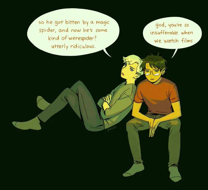 draco doesn't know what "radioactive" means #drarry 