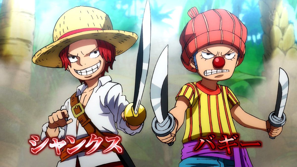 hargoistheartist94 She Her Oh My Gosh I Love The New Episode Of Onepiece Episode 966 Baby Boys Shanks And Buggy Are So Freaking Adorable Onepiece Onepiece966 Buggytheclown Buggy Redhairshanks Shanks Anime