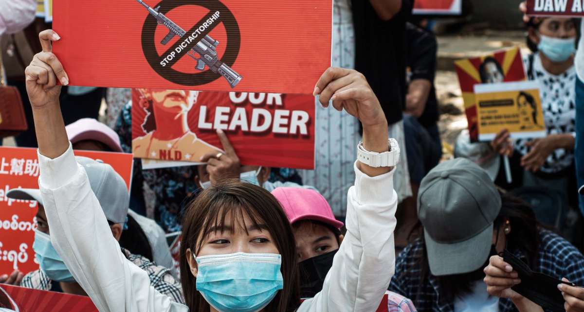 If the world's democracies fail to secure the restoration of democracy in Myanmar, "this could embolden other authoritarian governments and military leaders around the world who may have similar political ambitions" as the Myanmar junta. hongkongfp.com/2021/03/20/mya…