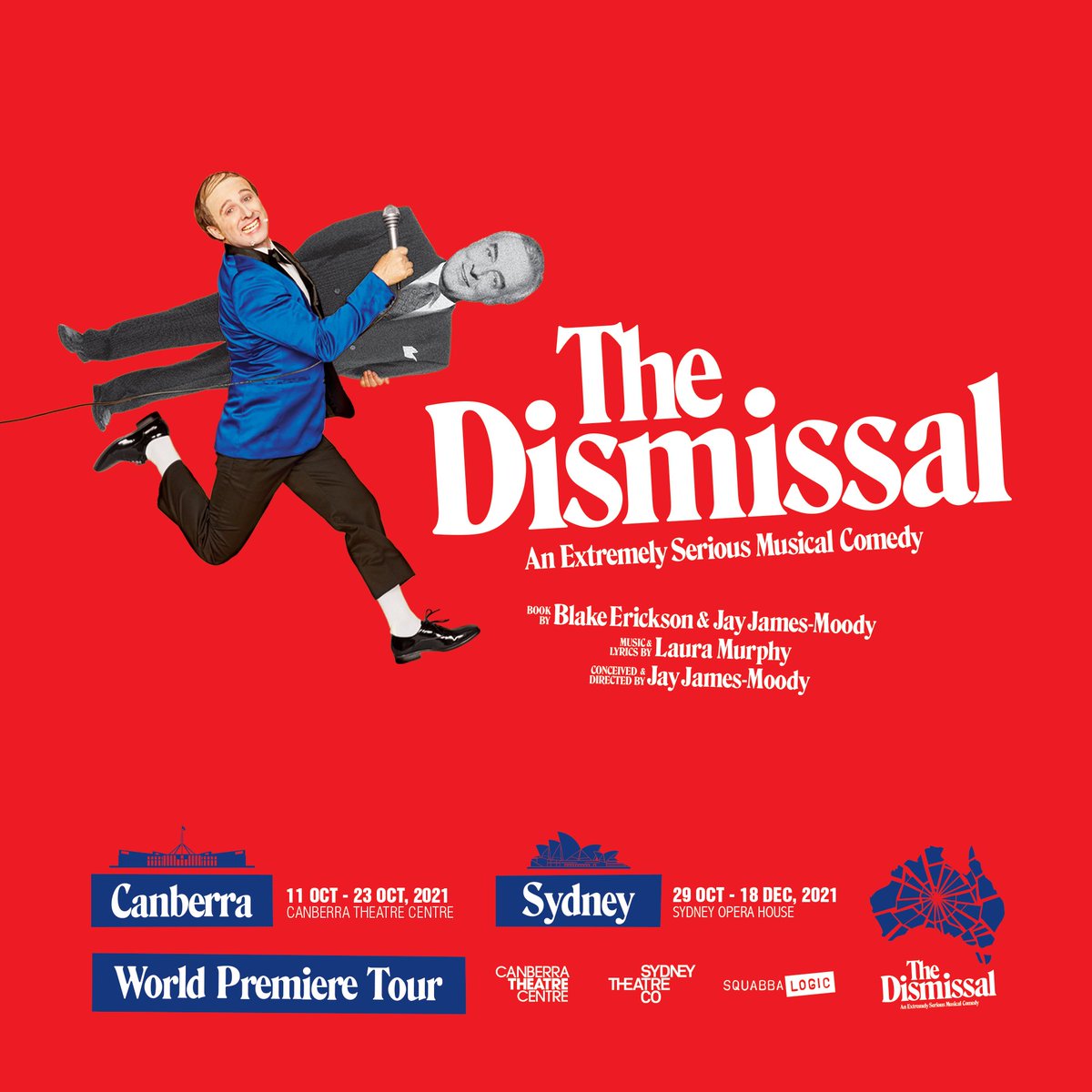 Opening <a href="/canberratheatre/">Canberra Theatre Centre</a> October 11th! From <a href="/squabbalogic/">Squabbalogic</a> <a href="/SydneyTheatreCo/">SydneyTheatreCompany</a> and <a href="/canberratheatre/">Canberra Theatre Centre</a> #thedismissal #auspol #goughwhitlam #theatre