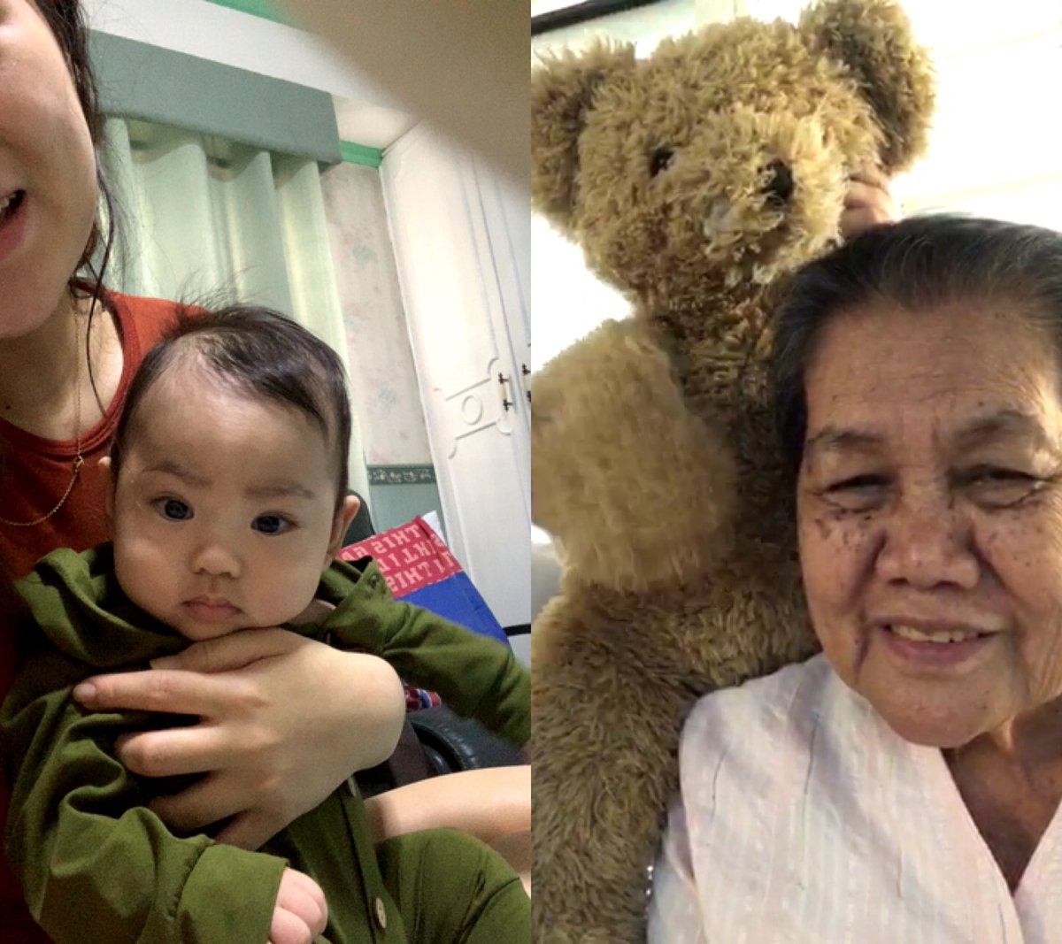 YourQueenVee's tweet photo. Video call with great grandma!! 🥰🥰 https://t.co/dXBEHLuj1L