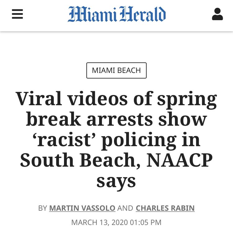 What you see here are 2 things. 1) over politicization of police work. The NAACP called Miami Beach PD racists last year and this is what happens when you don't let the police do their jobs