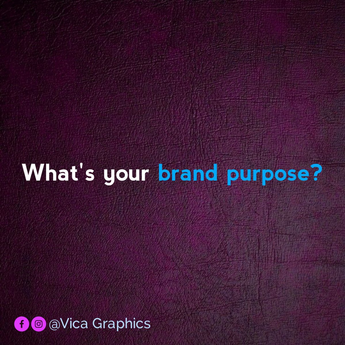 vicagraphiks's tweet image. BRAND PURPOSE
If you are clear about the #purpose of your #brand you are on the right track.

#vicagraphics #design #digitalmarketing #3Dlogodesign #pictureoftheday #rebranding #brandidentity #logodesigner #businesscardsdesign #designoftheday #elegantcreativity #graphicsdesigner