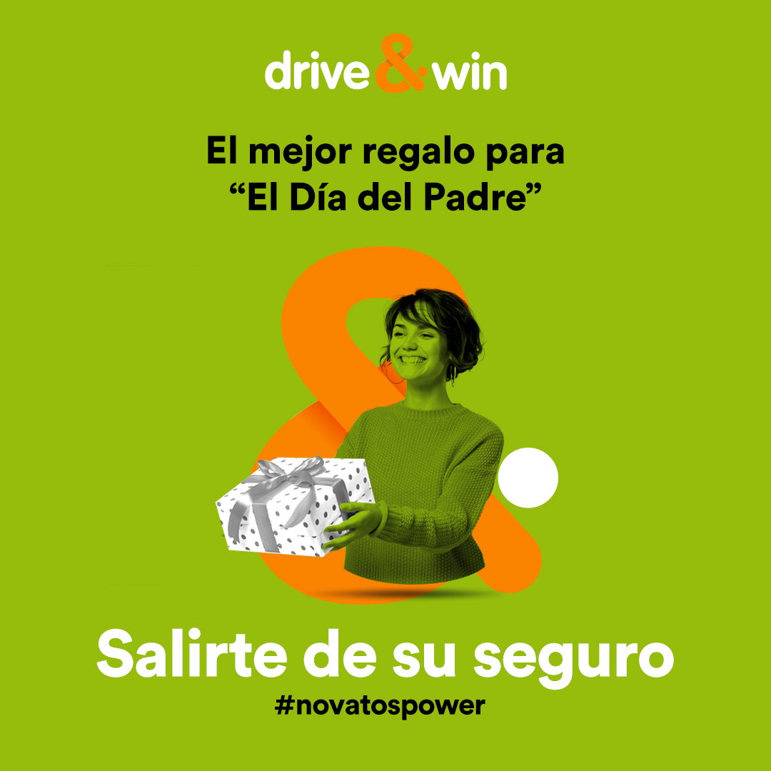 ¡Dale una alegría a tu padre, hazte #driveandwinner! 😉

🚗 #Seguro a tu nombre
🤑 Precio justo, con #descuento por ser responsable
📱 #Independencia para ti y tranquilidad para él