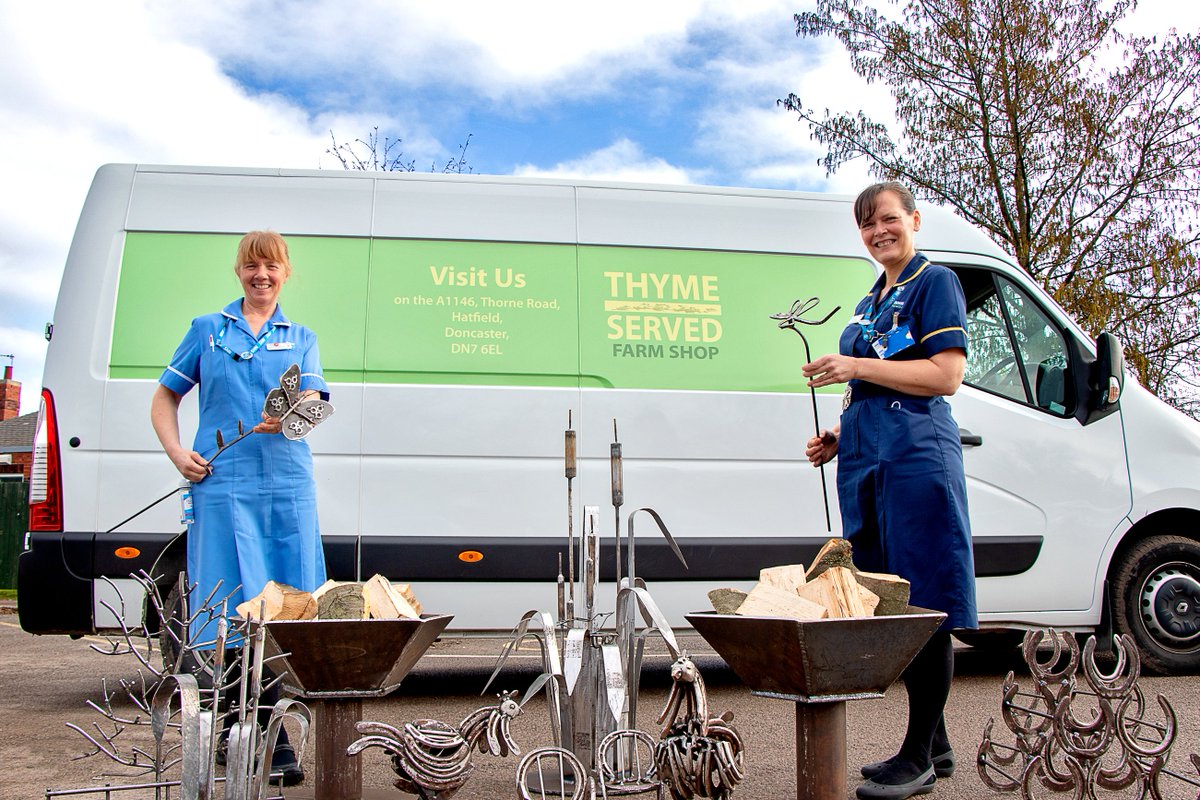 HMPHatfield's tweet photo. We have donated a batch of hand crafted metalwork items to @StJohnsHospice1 These were made by the men whilst studying on their welding course. The hospice has seen its fundraising income drastically reduced due to C-19 and funds raised by selling the items will be much needed. https://t.co/6NODCMsO6j