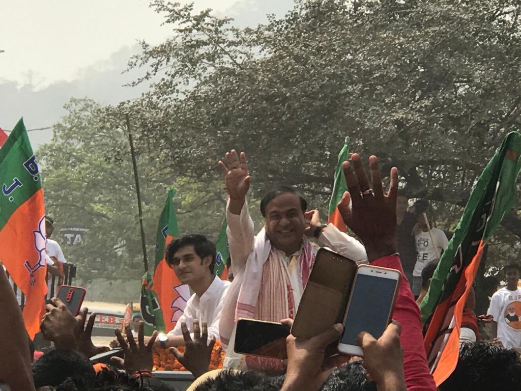 Dr @himantabiswa ji has been working hard to preserve the language and culture of Assam. He has also been leading the youths of the State. All the best to him for his nomination. #असम_का_शेर_हिमंता