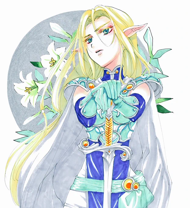エルフさんの完成したの。 