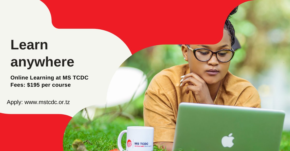 MSTCDC's tweet photo. TCDC is offering a fresh, engaging, and interactive way of learning the skills needed for a successful professional journey #online. Pick from any of our 25 short professional courses at https://t.co/KWvEXramVU
Apply online and learn online. #mstcdclearning #Tanzania #learning https://t.co/TN2jzmYw6Y