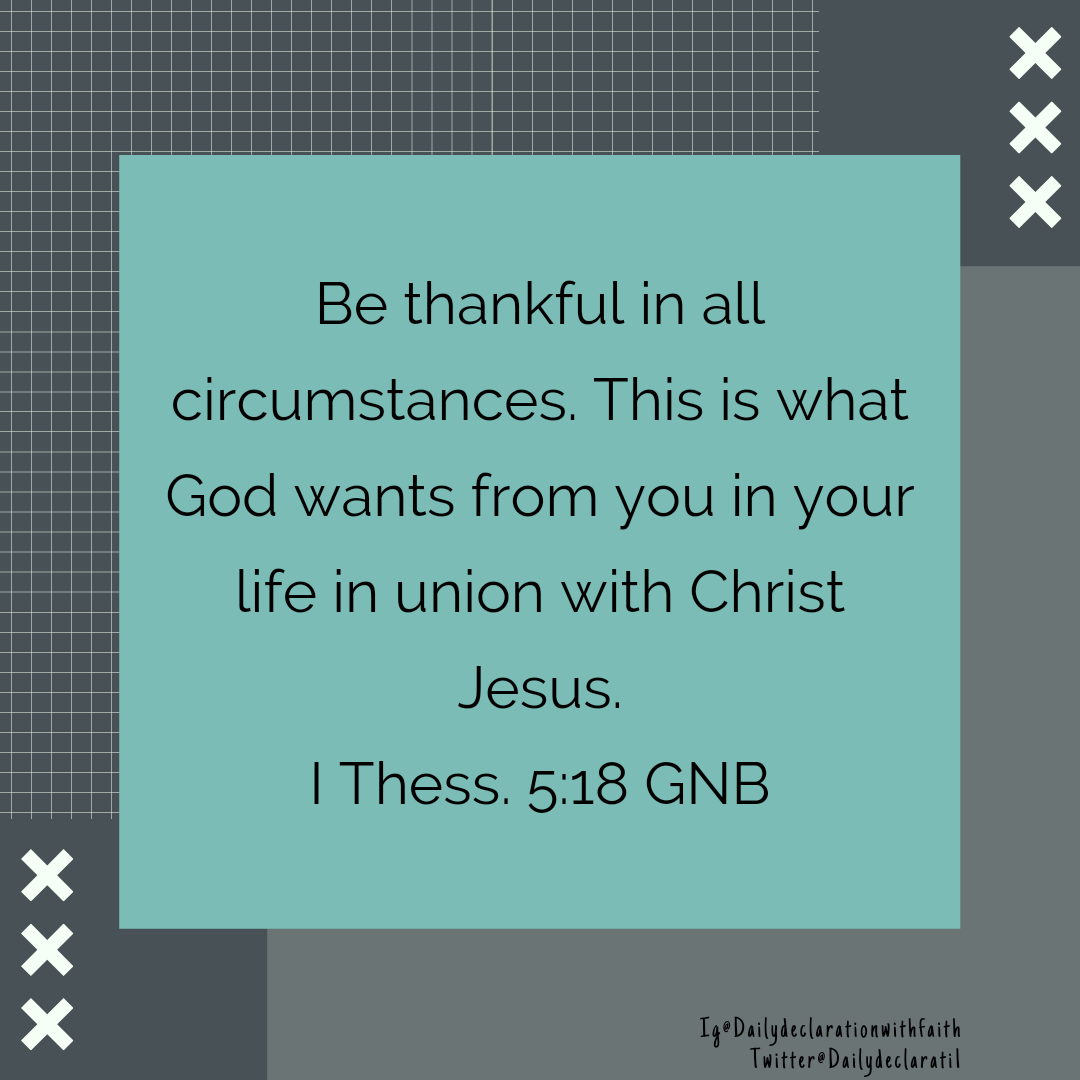 DailyDeclarati1's tweet photo. #ThanksgivingFriday
#GiveThanksToGod
#DailyDeclarationWithFaith https://t.co/ThMvvMU0LI