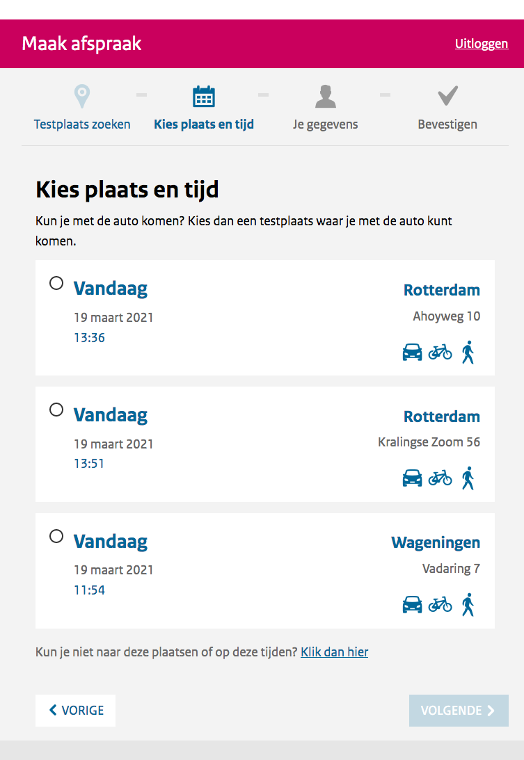 Hi hi, ik moet 55 tot 75 min. rijden voor een Corona test!

#coronatest 
<a href="/hugodejonge/">Hugo de Jonge</a>