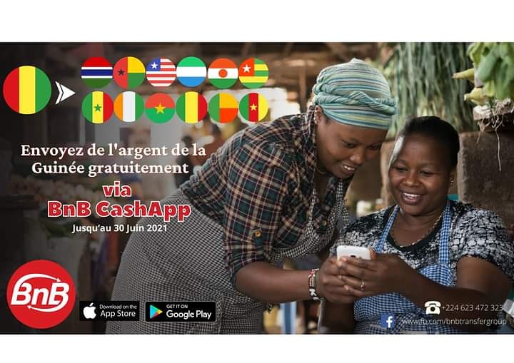 sowpedro120's tweet photo. Maintenant il est possible d'envoyer de l'argent depuis la Guinée GRATUITEMENT... il suffit juste d'utiliser #BnBCashApp.
Télécharge l'appli 😊
#BnB ils arrêtent pas d'innover ! https://t.co/D8YnVfuY39