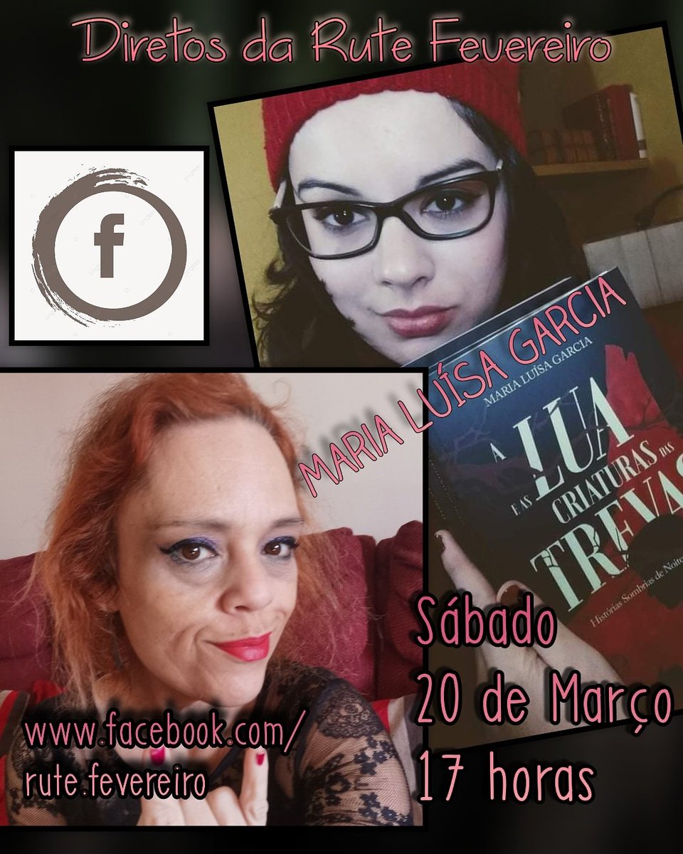 Para quem não conhece, a nossa Vocalista Rute Fevereiro tem diretos todas as semanas. Amanhã a conversa é com a Maria Luísa Garcia. Não percam.