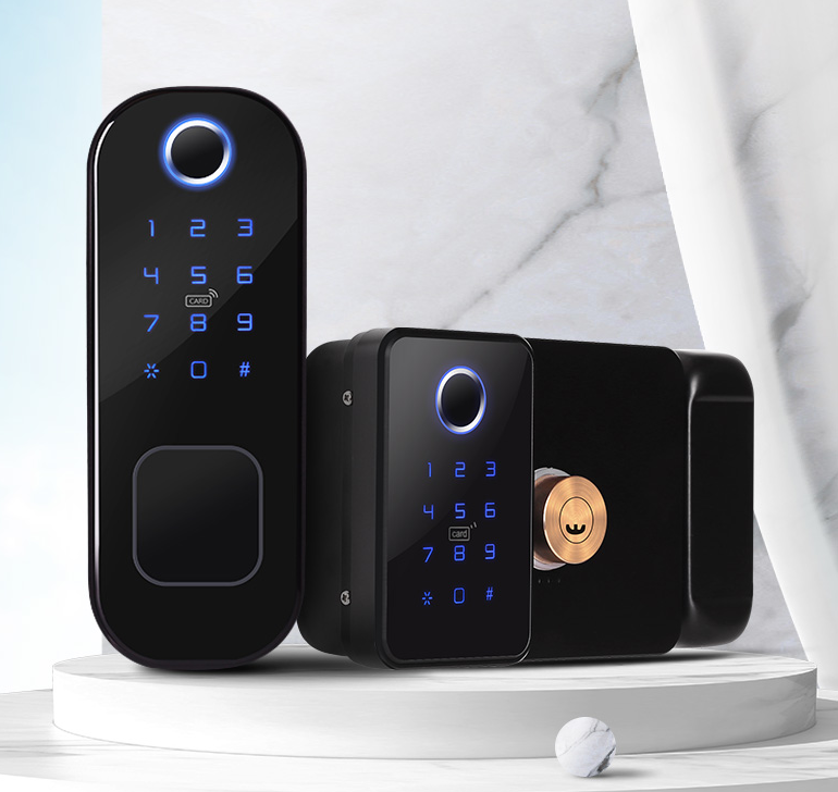 TimSmartek's tweet photo. Smartek Double Fingerprint TTlock bluetooth Rim door lock. Waterproof IP65. Double Fingerprint, Card, passcode, TTlock app. #smartrimlock #smartek #ttlock #doublefingerprintlock #smartlock #rimlock https://t.co/CsBJsuqpE9