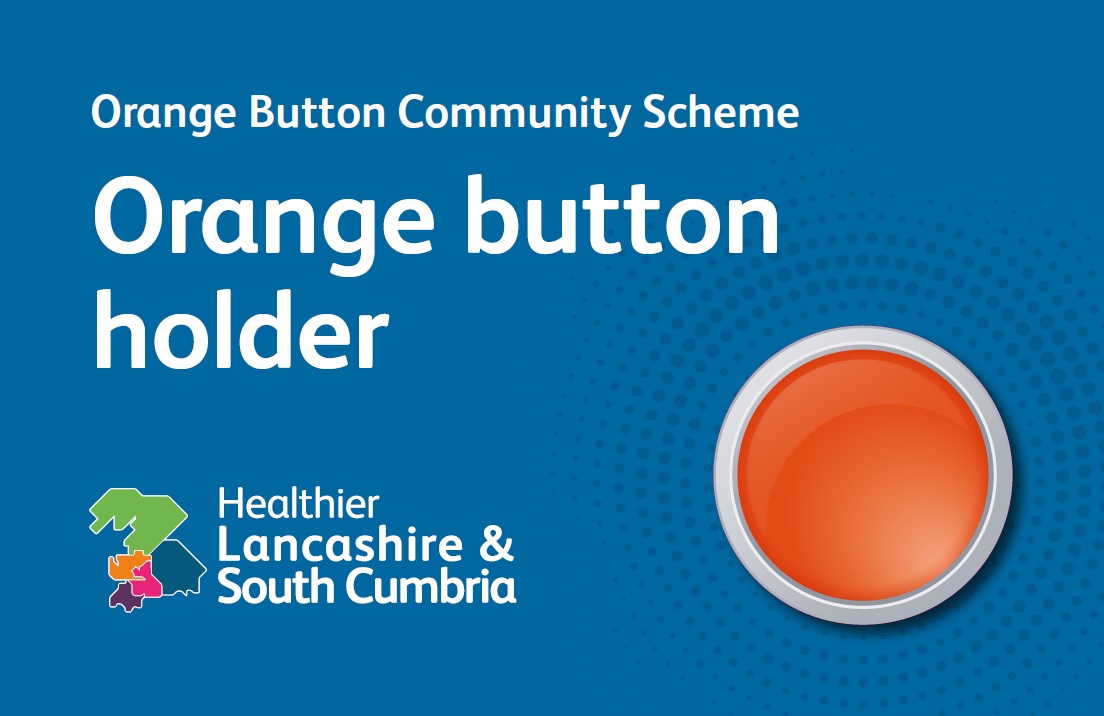 HealthierLSC's tweet image. Spotted someone wearing an Orange Button today?

This scheme helps provide support for people who might be struggling
with suicidal thoughts. You can approach them for advice on where to get the
right help. 

More information here:healthierlsc.co.uk/orangebuttonsc…

#OrangeButtonCommunity