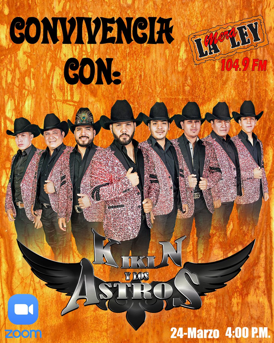 lameraley_mva's tweet photo. Gran convivencia por #zoom con @KikinLosAstros, inscríbete en nuestra página de Facebook o en Instagram https://t.co/h7LVXUTRqf