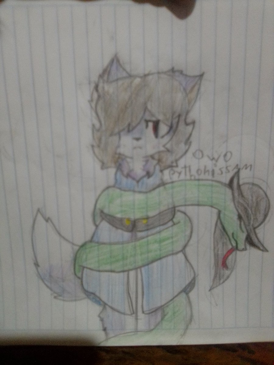 Pythoni41979231's tweet image. Trate de practicar efectos con la serpiente takataka la que llega y te ataka 

#furrydraw #furry #serpiente #zorro #furryartwork #OwO