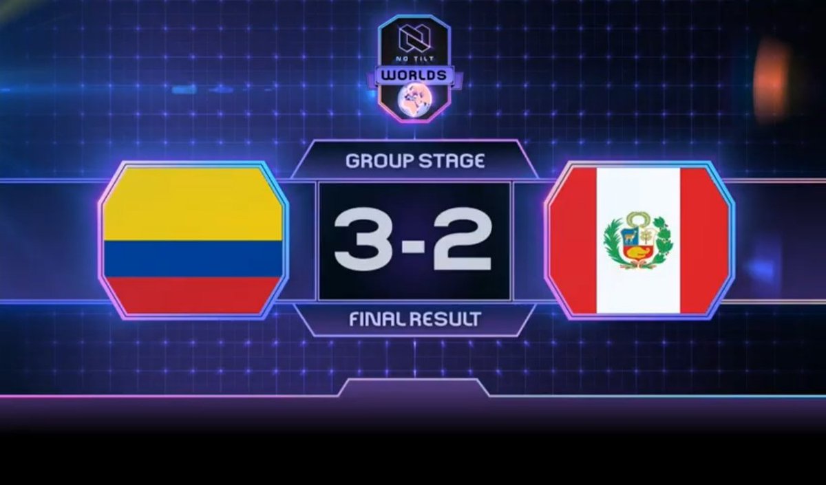 🇪🇸 <a href="/SelColEsports/">Seleccion Colombia Esports</a> 🇨🇴 asegura la victoria 3 - 2 contra <a href="/SeleccionPE/">Selección Perú CR</a> 🇵🇪
🇬🇧 <a href="/SelColEsports/">Seleccion Colombia Esports</a> 🇨🇴 takes the victory 3 - 2 against <a href="/SeleccionPE/">Selección Perú CR</a> 🇵🇪

GGs!

#NTWorlds