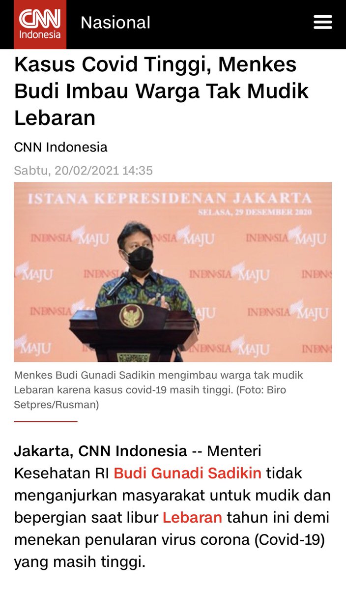 Mau ikut mazhab Menhub atau mazhab Menkes? 

Mudik gak nih Pak <a href="/jokowi/">Joko Widodo</a> ? 😄🙏